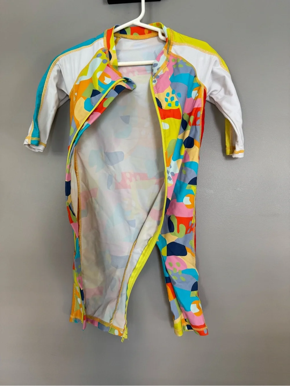 SwimZip “Joyful” UPF 50+ Fully zippable swim suit 12-18m